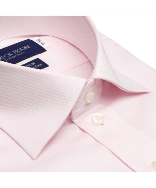 TOKYO SHIRTS(TOKYO SHIRTS)/【SUPIMA】形態安定 ワイドカラー 綿100% 長袖ビジネスワイシャツ/img03
