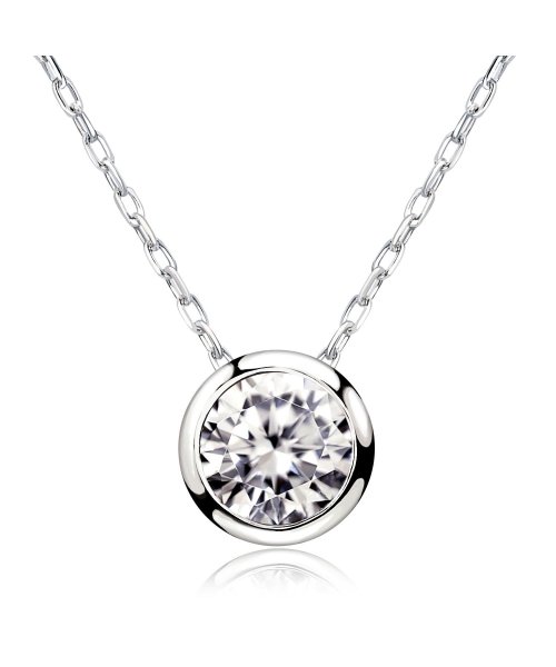 LARA Christie(ララクリスティー)/ララクリスティー 1粒 ダイヤモンド 0.5ct フクリン ネックレス ゴールド K18YG/img02