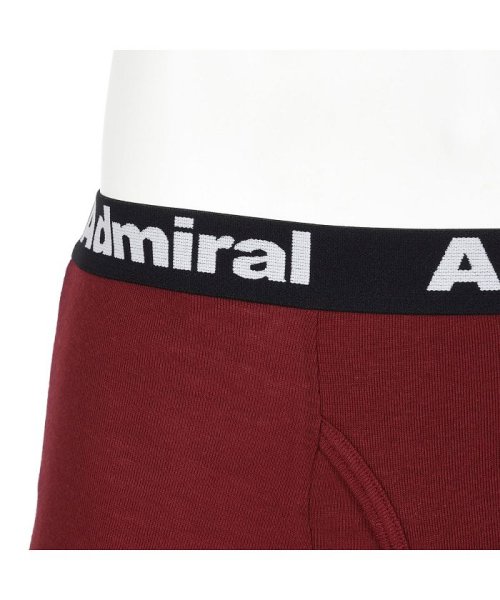 Admiral(アドミラル)/福助 公式 ボクサーブリーフ メンズ Admiral(アドミラル) ロゴ入りゴム 無地 2枚組 ar0－9001<br>M オフホワイト 紳士 男性 フクスケ /img04