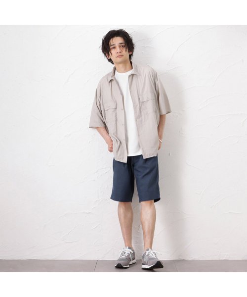 MAC HOUSE(men)(マックハウス（メンズ）)/NAVY ネイビー リネンライクショートパンツ NV－M006/img20