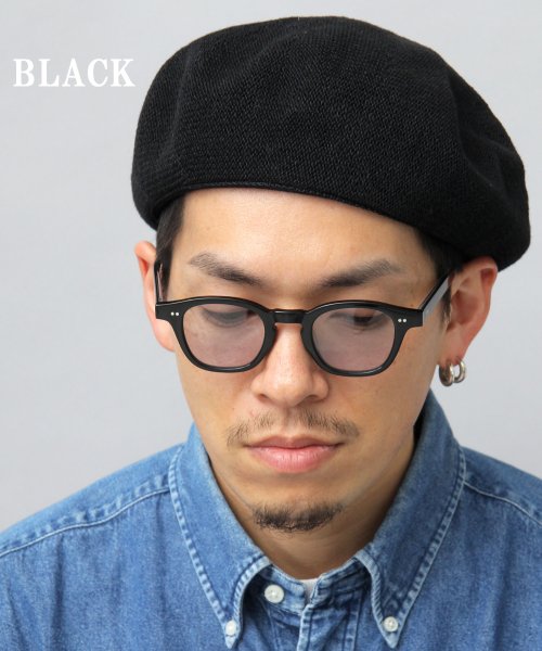 Besiquenti(ベーシックエンチ)/麻混 サーモベレー リネン ベレー帽 メンズ 帽子 カジュアル シンプル 春 夏/img09