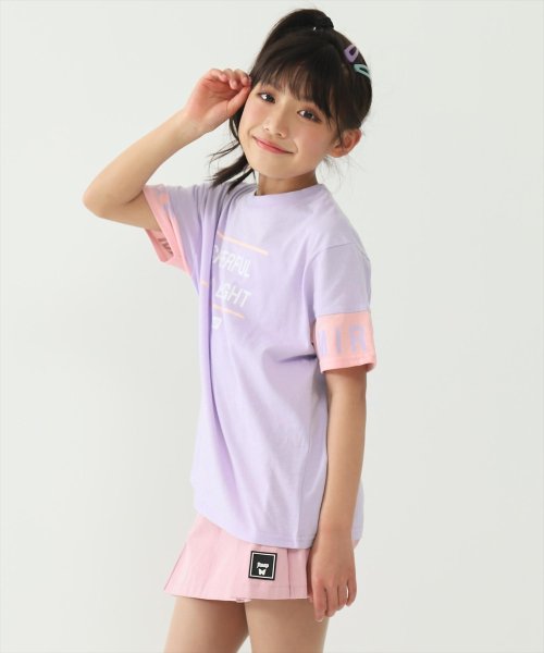 ANAP KIDS(アナップキッズ)/袖バイカラービッグTシャツ/img02