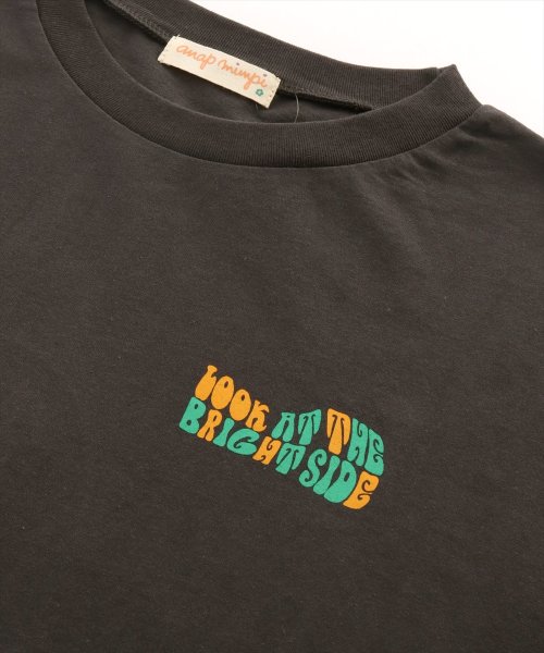 anap mimpi(アナップミンピ)/バックレトロプリント×サガラ刺繍Tシャツ/img22