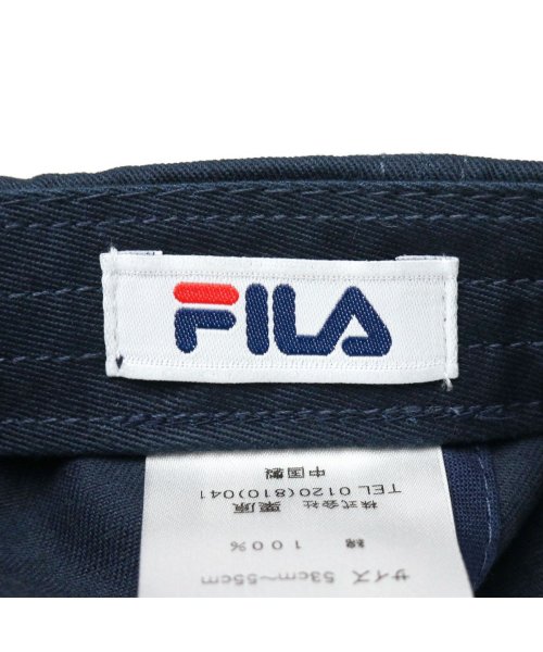 FILA(フィラ)/フィラ キャップ キッズ FILA KIDS SMALL LOGO CAP 帽子 子供用 コットン 子供 洗濯 ロゴ 刺繍 アジャスター 105－213501/img11
