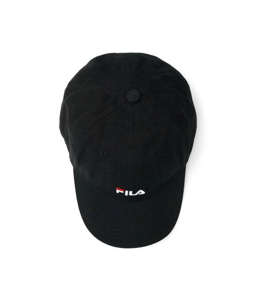 FILA(フィラ)/フィラ キャップ FILA SMALL LOGO LOW CAP コットン 洗濯 ロゴ 刺繍 UVカット 吸水速乾 アジャスター スポーツ 105－813506/img07