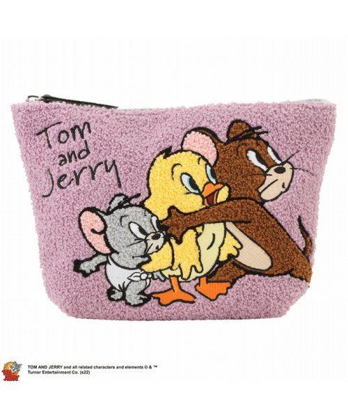 MAC HOUSE(women)(マックハウス（レディース）)/Tom and Jerry サガラ刺繍ポーチM WNTJ－PCH29/img01