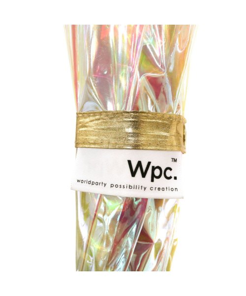 Wpc．(Wpc．)/Wpc. ビニール傘 Wpc 長傘 ダブリュピーシー ワールドパーティー PIPING SHINY UMBRELLA 傘 雨傘 オーロラ傘 60cm カサ かさ/img15