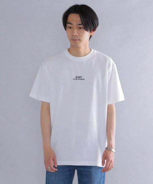 SHIPS MEN(シップス　メン)/*SHIPS: STYLISH STANDARD ロゴ 刺繍 Tシャツ/img16