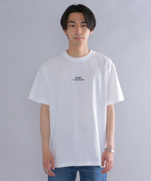 SHIPS MEN(シップス　メン)/*SHIPS: STYLISH STANDARD ロゴ 刺繍 Tシャツ/img20