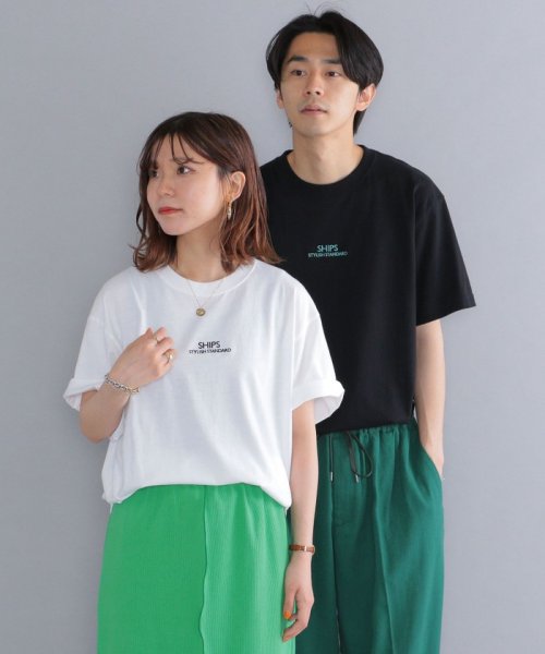 SHIPS MEN(シップス　メン)/*SHIPS: STYLISH STANDARD ロゴ 刺繍 Tシャツ/img22