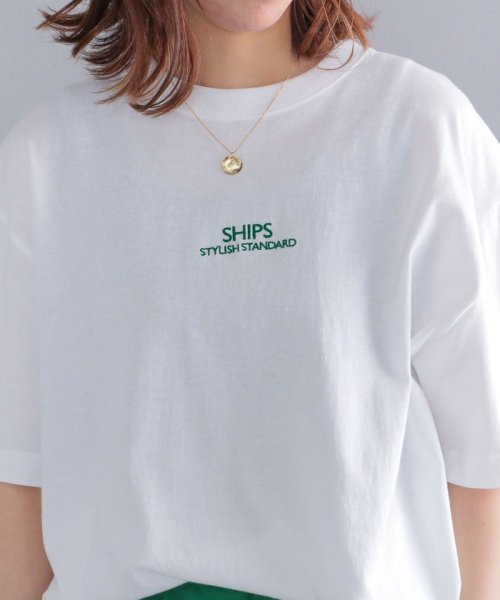 SHIPS MEN(シップス　メン)/*SHIPS: STYLISH STANDARD ロゴ 刺繍 Tシャツ/img27