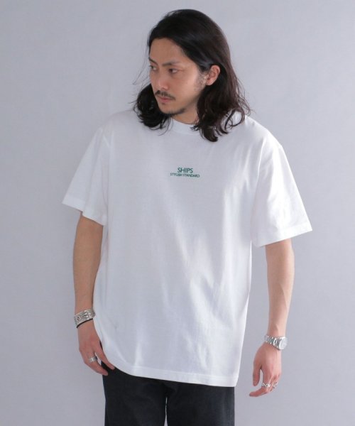 SHIPS MEN(シップス　メン)/*SHIPS: STYLISH STANDARD ロゴ 刺繍 Tシャツ/img28