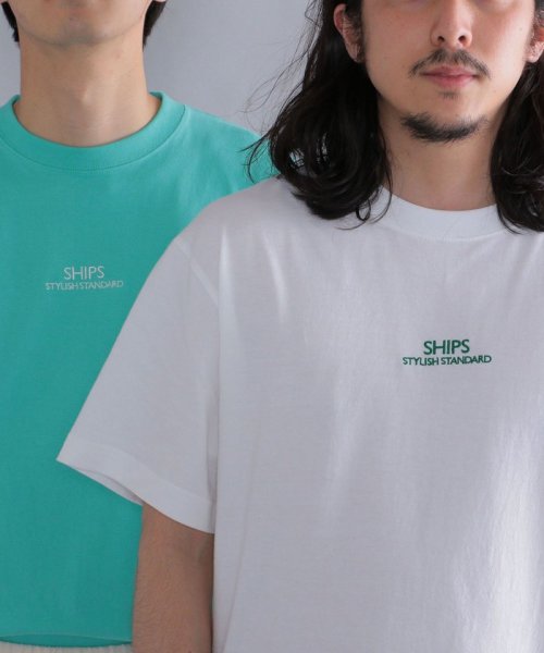 SHIPS MEN(シップス　メン)/*SHIPS: STYLISH STANDARD ロゴ 刺繍 Tシャツ/img30