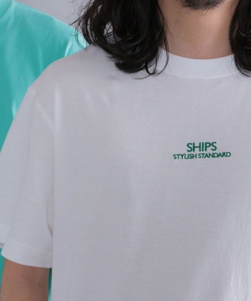 SHIPS MEN(シップス　メン)/*SHIPS: STYLISH STANDARD ロゴ 刺繍 Tシャツ/img31