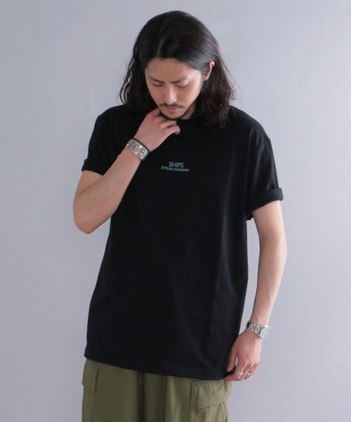 SHIPS MEN(シップス　メン)/*SHIPS: STYLISH STANDARD ロゴ 刺繍 Tシャツ/img32