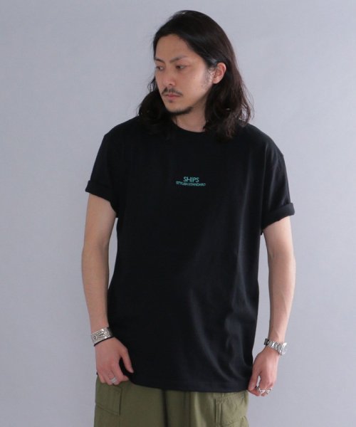 SHIPS MEN(シップス　メン)/*SHIPS: STYLISH STANDARD ロゴ 刺繍 Tシャツ/img33