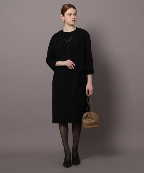 セットアップ可 ブラックフォーマルコクーンワンピース ドレステリア Dressterior Magaseek