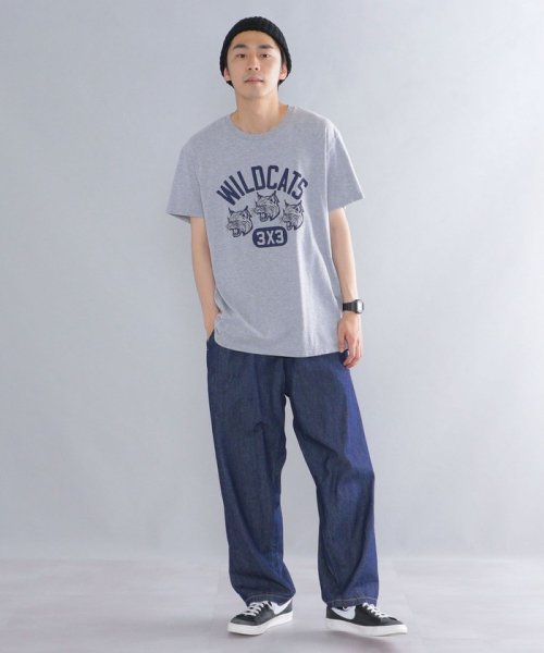 SHIPS MEN(シップス　メン)/*【SHIPS別注】RUSSELL ATHLETIC: カレッジロゴ/アニマル プリント Tシャツ/img05