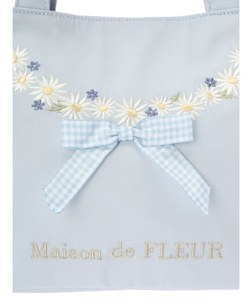 Maison de FLEUR(メゾンドフルール)/マーガレット刺繍Sトートバッグ/img07