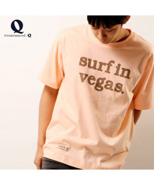 Q(キュー)/【QUE　/ キュー】　USAコットン　surfin vegas ロゴ　SURF/サーフTEE　/img05
