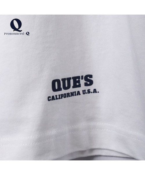 Q(キュー)/【QUE　/ キュー】　USAコットン　surfin vegas ロゴ　SURF/サーフTEE　/img16