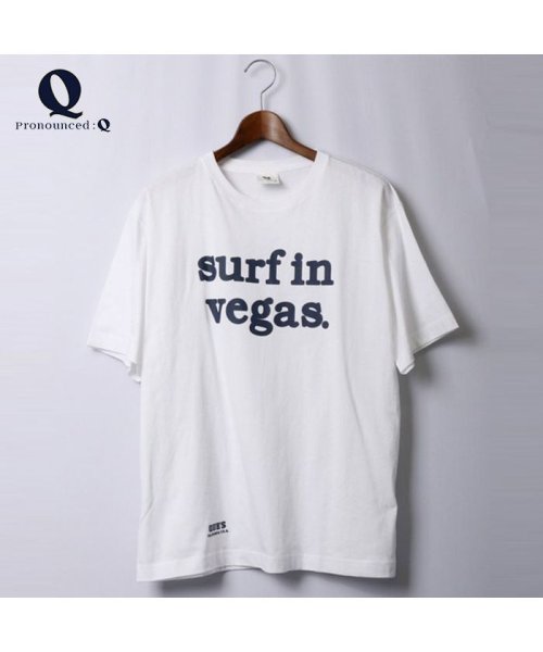 Q(キュー)/【QUE　/ キュー】　USAコットン　surfin vegas ロゴ　SURF/サーフTEE　/img18