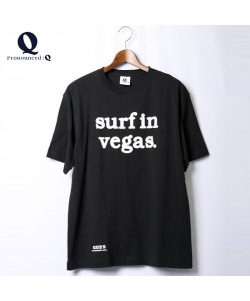 Q(キュー)/【QUE　/ キュー】　USAコットン　surfin vegas ロゴ　SURF/サーフTEE　/img19