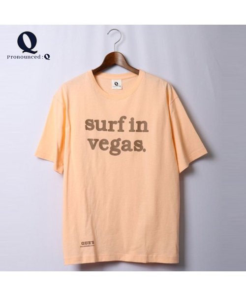 Q(キュー)/【QUE　/ キュー】　USAコットン　surfin vegas ロゴ　SURF/サーフTEE　/img20