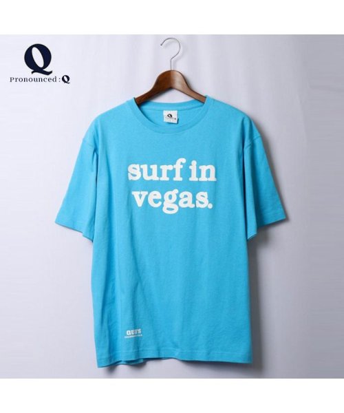 Q(キュー)/【QUE　/ キュー】　USAコットン　surfin vegas ロゴ　SURF/サーフTEE　/img24