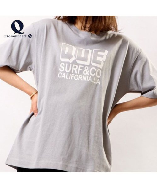 Q(キュー)/【QUE　/ キュー】　USAコットン　QUE ロゴ　SURF/サーフTEE　/img05