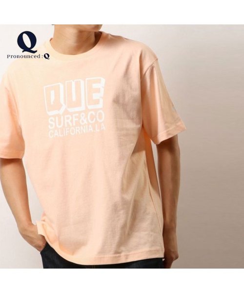 Q(キュー)/【QUE　/ キュー】　USAコットン　QUE ロゴ　SURF/サーフTEE　/img07