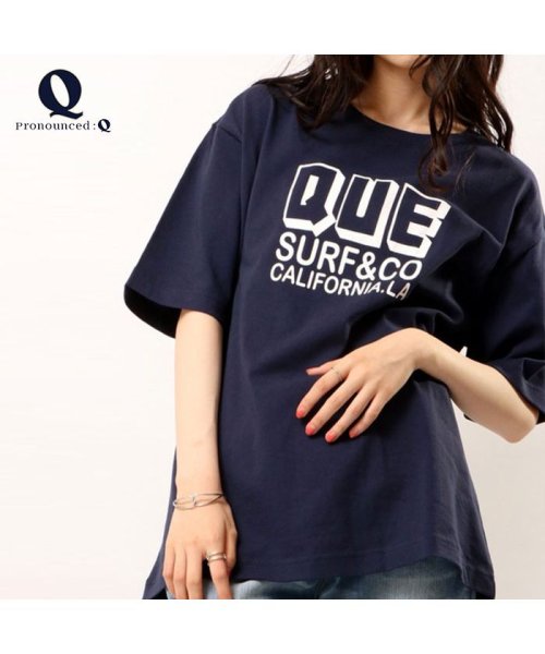 Q(キュー)/【QUE　/ キュー】　USAコットン　QUE ロゴ　SURF/サーフTEE　/img15
