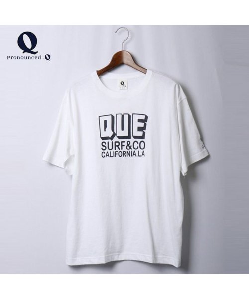 Q(キュー)/【QUE　/ キュー】　USAコットン　QUE ロゴ　SURF/サーフTEE　/img21