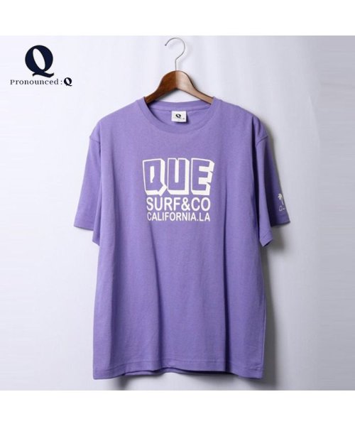 Q(キュー)/【QUE　/ キュー】　USAコットン　QUE ロゴ　SURF/サーフTEE　/img27