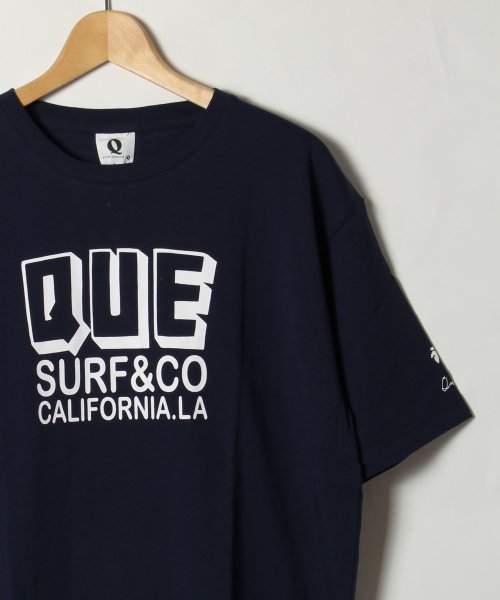 Q(キュー)/【QUE　/ キュー】　USAコットン　QUE ロゴ　SURF/サーフTEE　/img30