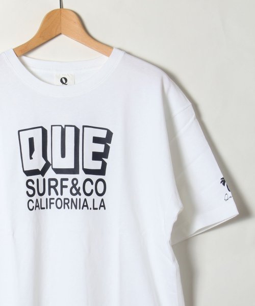 Q(キュー)/【QUE　/ キュー】　USAコットン　QUE ロゴ　SURF/サーフTEE　/img32