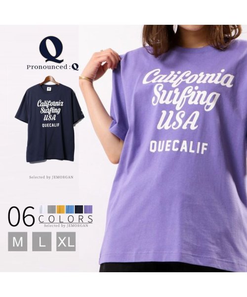 Q(キュー)/【QUE　/ キュー】　USAコットン　CALIFORNIA　SURF/サーフTEE　/img01