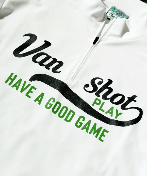 VANJACKET(ヴァンヂャケット)/ハーフジップモックネックTシャツ ＜VAN GREEN＞/img02
