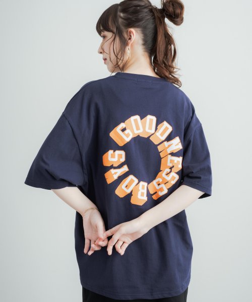 Rocky Monroe(ロッキーモンロー)/Tシャツ 半袖 カットソー 白T メンズ レディース バックプリント サークルロゴ ヘビーウェイト 米綿 USAコットン ビッグシルエット オーバーサイズ ゆっ/img33