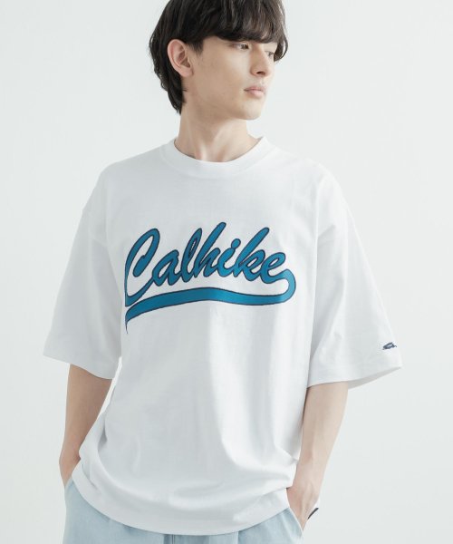 Rocky Monroe(ロッキーモンロー)/Tシャツ 半袖 カットソー メンズ レディース ビッグシルエット オーバーサイズ ゆったり ワイド クルーネック カレッジ グラフィック アップリケ ヘビーオン/img05