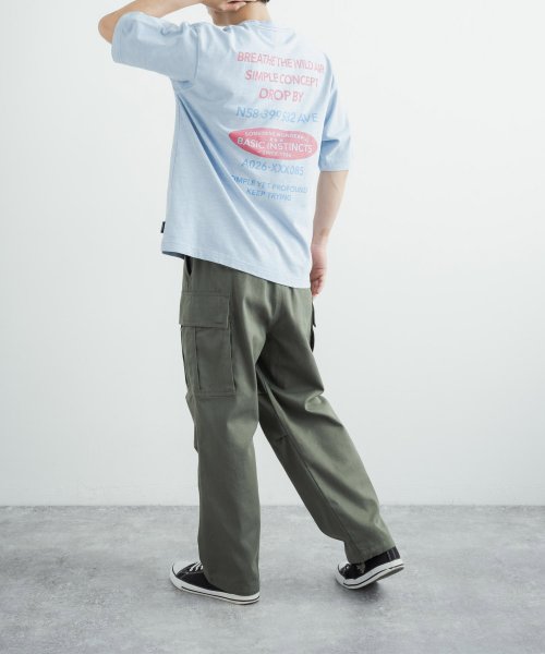 Rocky Monroe(ロッキーモンロー)/Tシャツ 半袖 カットソー メンズ レディース ビッグシルエット オーバーサイズ ワイド クルーネック ピグメント ヘビーオンス 厚手 カジュアル シンプル ス/img27
