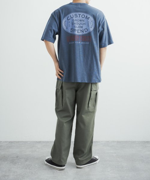 Rocky Monroe(ロッキーモンロー)/Tシャツ 半袖 カットソー メンズ レディース ビッグシルエット オーバーサイズ ワイド クルーネック ピグメント ヘビーオンス 厚手 カジュアル シンプル ス/img32