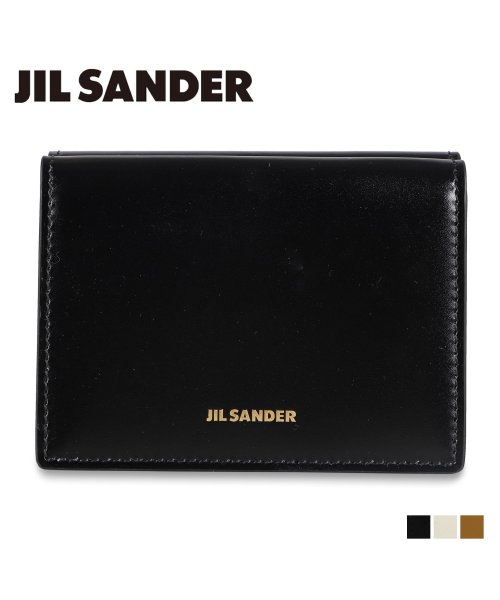 Jil Sander(ジル・サンダー)/ ジルサンダー JIL SANDER 財布 三つ折りタイニー ウォレット レディース 本革 TINY WALLET ブラック ホワイト ブラウン 黒 白 JSP/img01