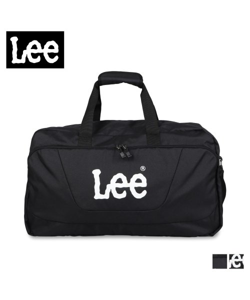 Lee(Lee)/ Lee リー ボストンバッグ ダッフルバッグ ショルダーバッグ メンズ レディース 43L 大容量 BOSTON BAG ブラック 黒 320－4840/img01