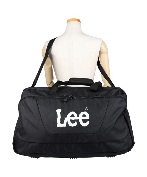 Lee(Lee)/ Lee リー ボストンバッグ ダッフルバッグ ショルダーバッグ メンズ レディース 43L 大容量 BOSTON BAG ブラック 黒 320－4840/img05