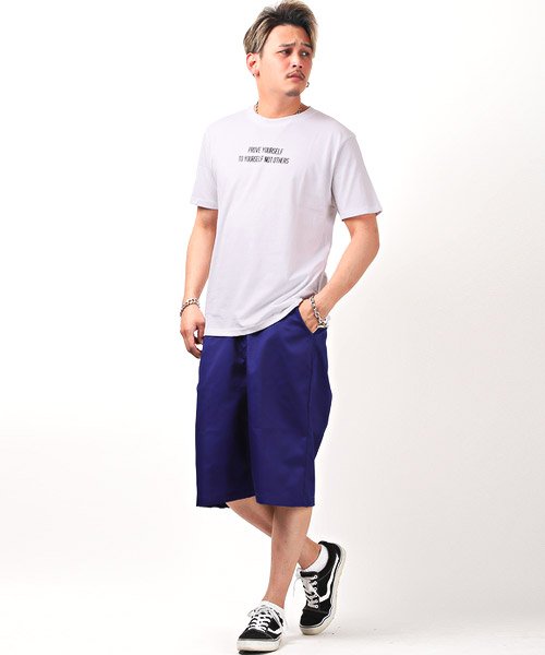 LUXSTYLE(ラグスタイル)/ロゴプリントTシャツ/Tシャツ メンズ 半袖 ロゴ プリント クルーネック/img04