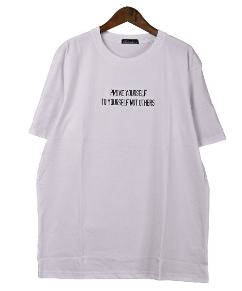 LUXSTYLE(ラグスタイル)/ロゴプリントTシャツ/Tシャツ メンズ 半袖 ロゴ プリント クルーネック/img07