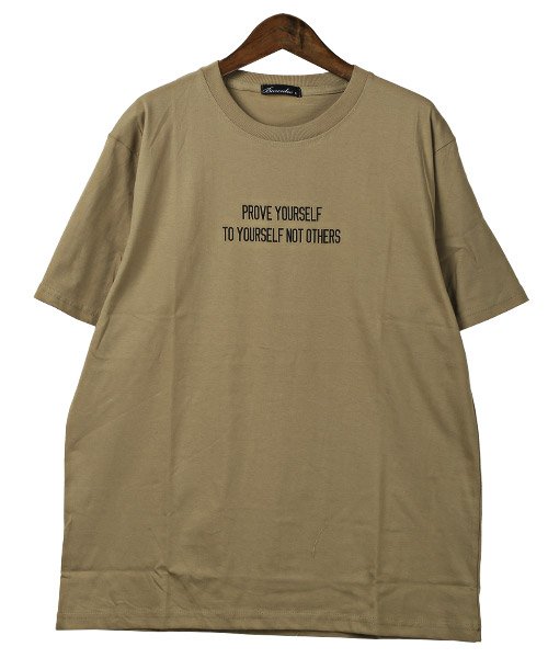 LUXSTYLE(ラグスタイル)/ロゴプリントTシャツ/Tシャツ メンズ 半袖 ロゴ プリント クルーネック/img08