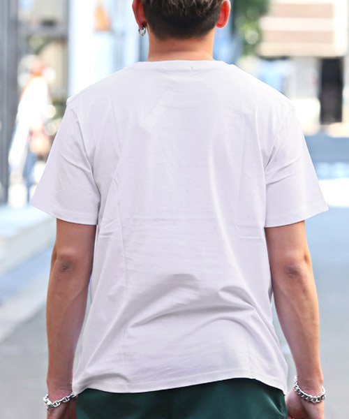 LUXSTYLE(ラグスタイル)/ロゴプリントBIGTシャツ/Tシャツ メンズ 半袖 5分袖 ビッグシルエット ロゴ プリント/img01