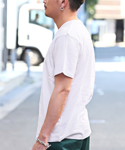 LUXSTYLE(ラグスタイル)/ロゴプリントBIGTシャツ/Tシャツ メンズ 半袖 5分袖 ビッグシルエット ロゴ プリント/img02